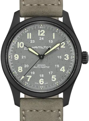 Khaki Field Titanium Auto 38 Vintage PVD Ref. H70215880