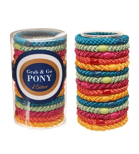 Pool Party L. Erickson Grab & Go Pony Tube - Optimized Title for E-Commerce Product