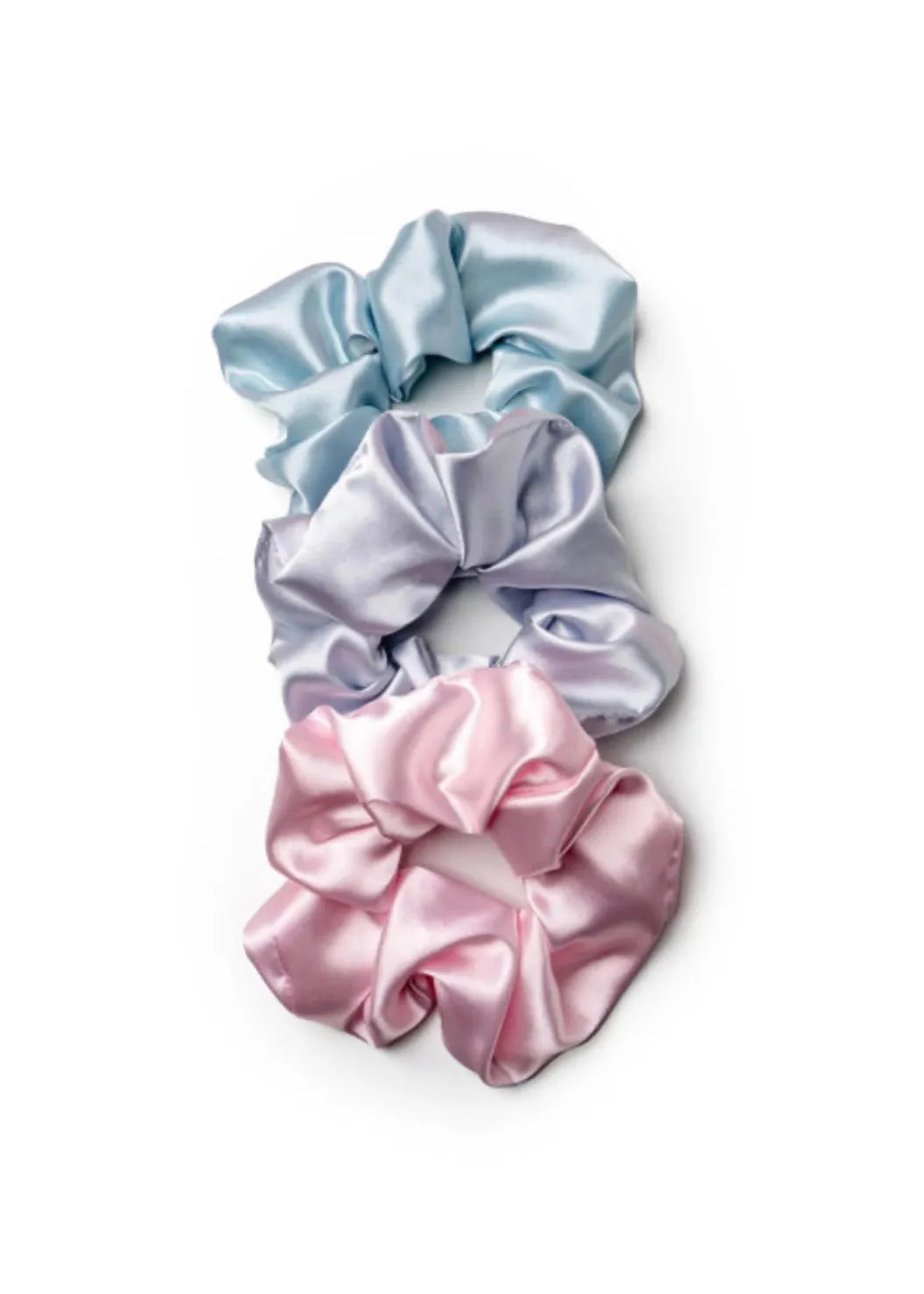 Lemon Lavender Mane Squeeze Oversized Satin Scrunchie Sets - 3 Color Sets!