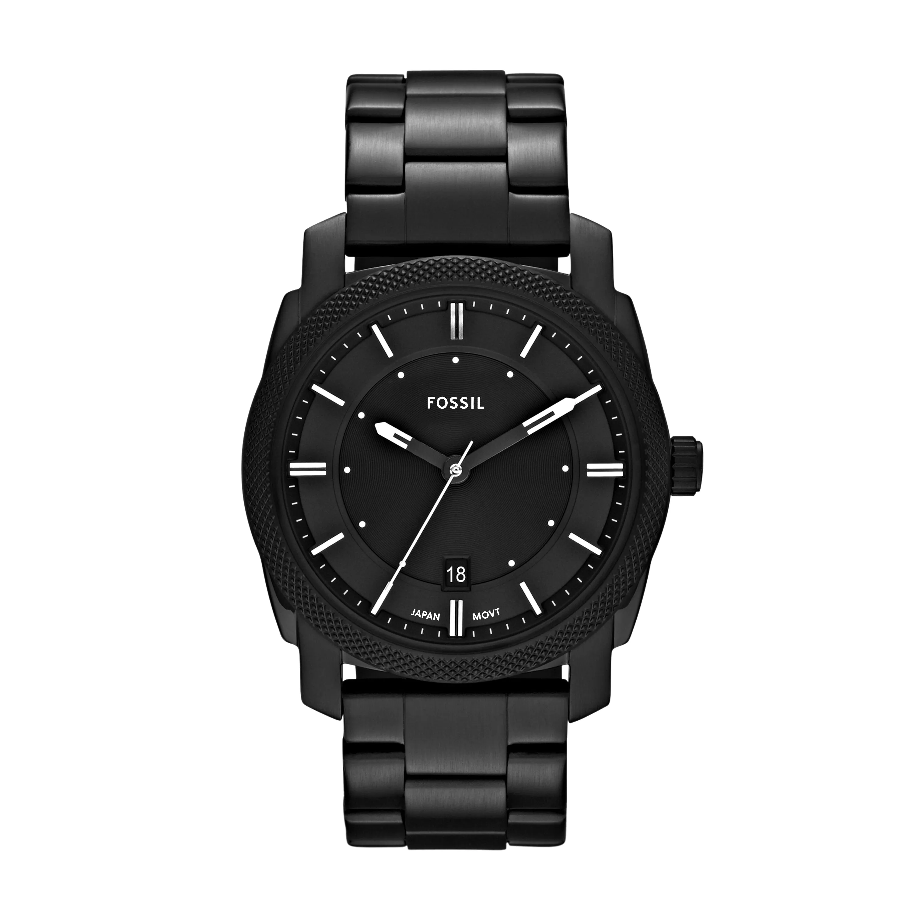 Machine Black Stainless Steel Watch