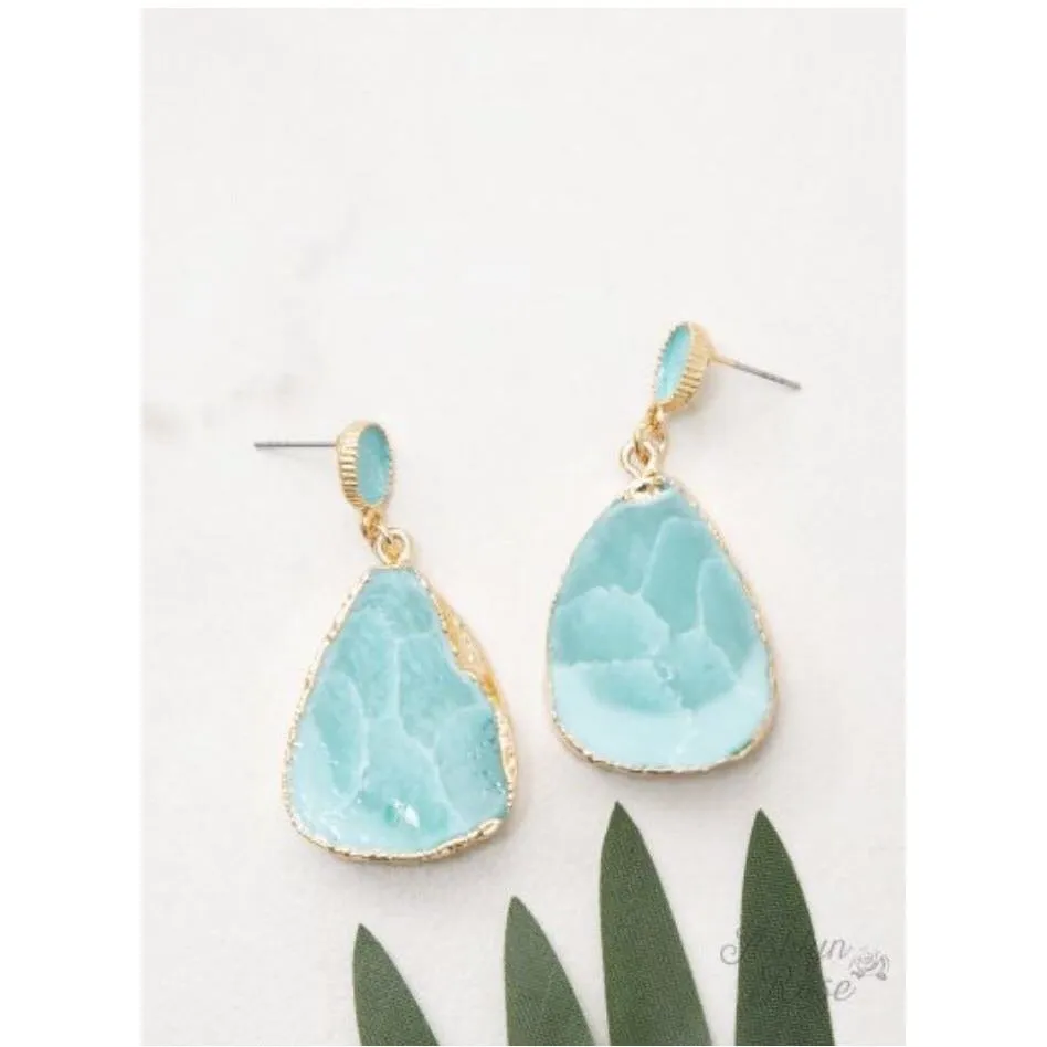 Make you Stand out {Stone Earrings}