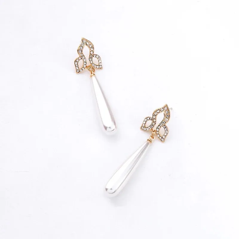 MEILANI FAUX PEARL DROP EARRINGS