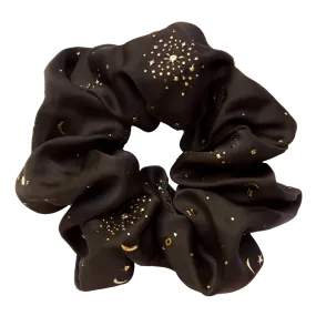 Meteor Shower Scrunchie in Black