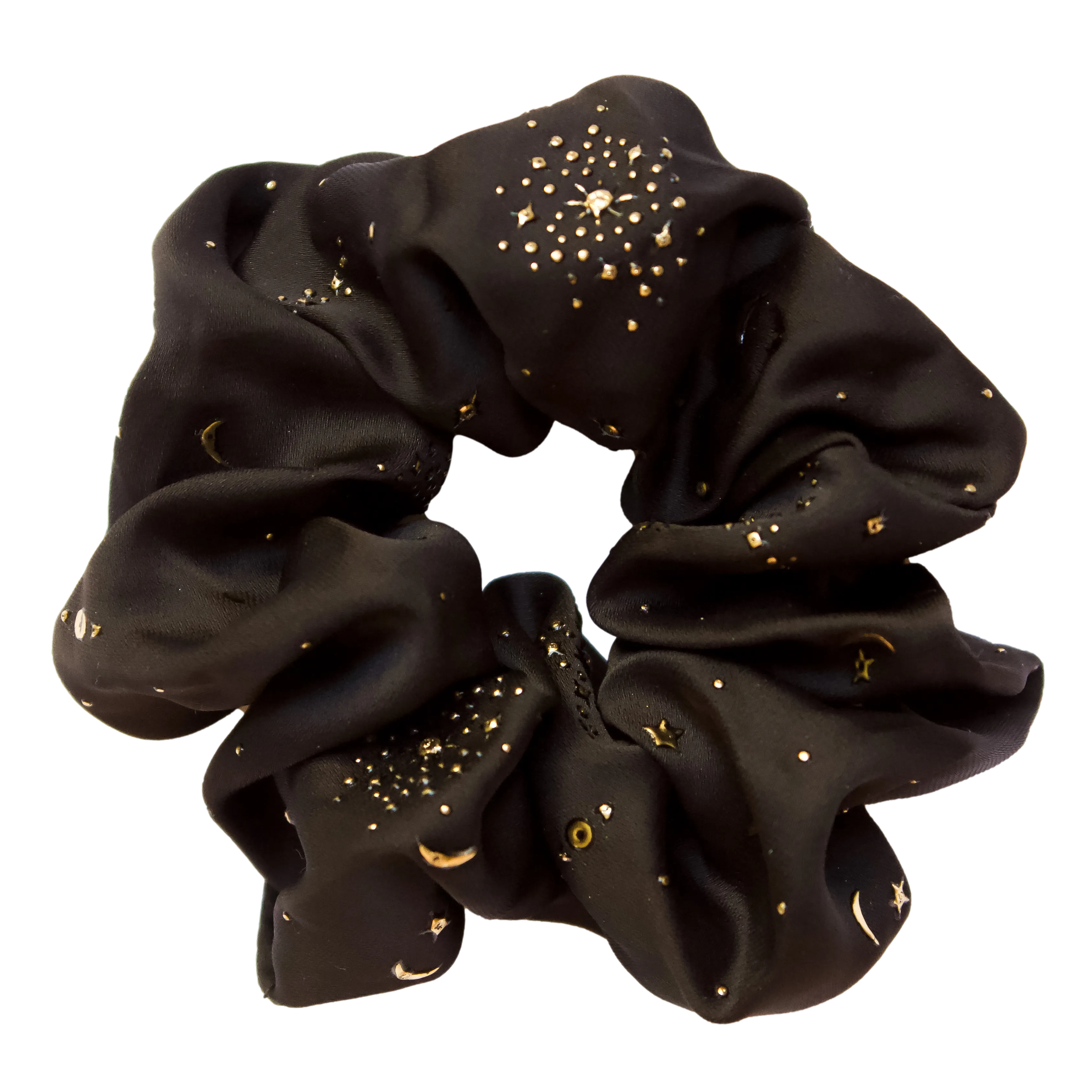 Meteor Shower Scrunchie in Black