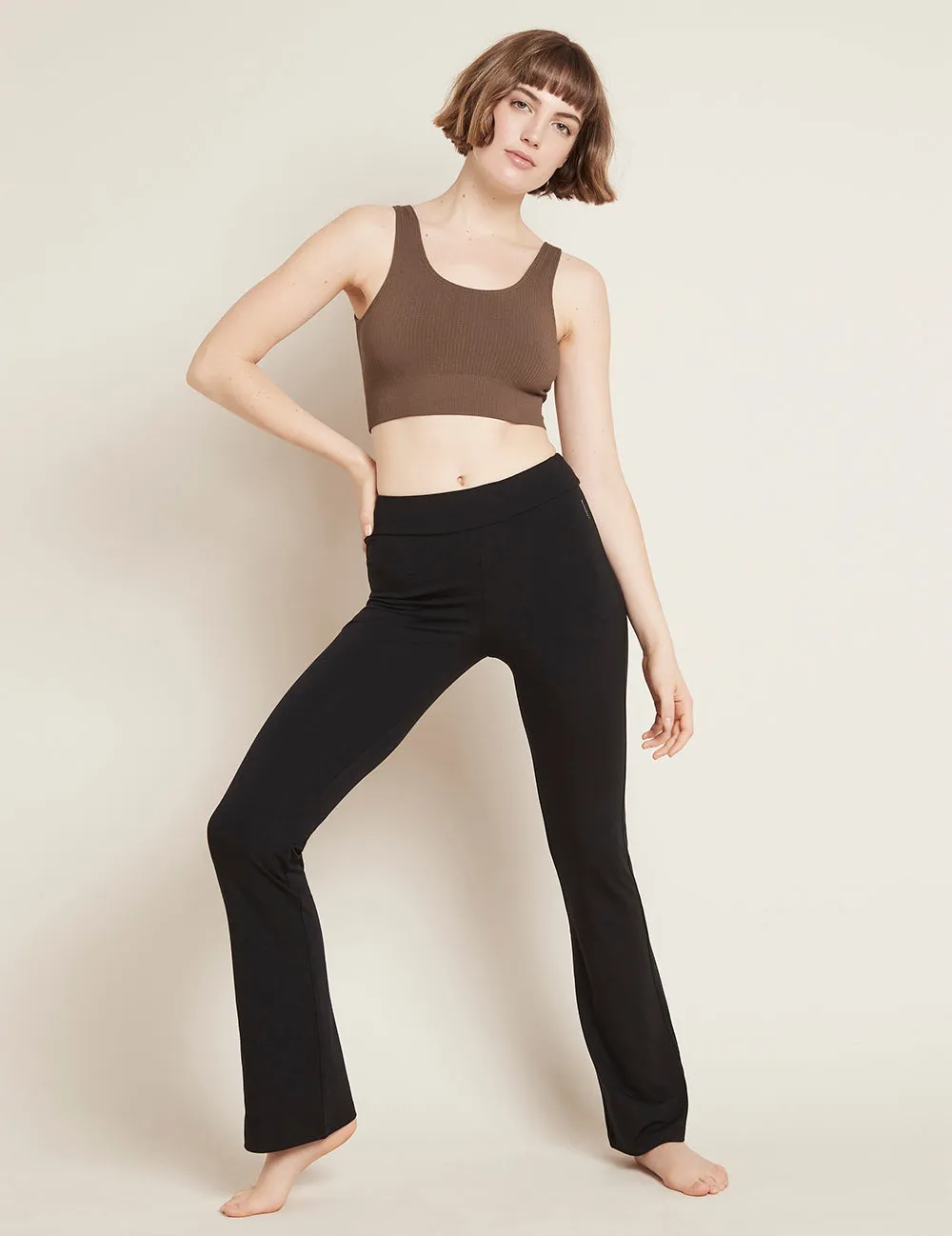 Motivate High Waist Flare Pant - Black