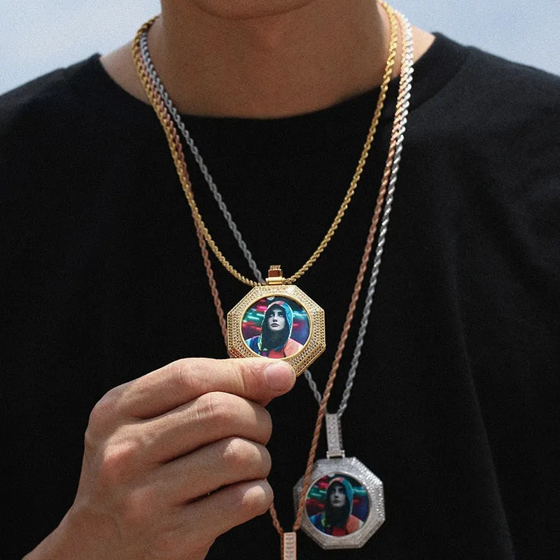 Necklace With Picture Inside- Fancy Necklace Gifts For Men