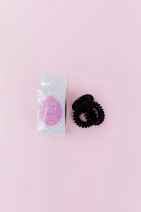 No Kink Hair Ties by Labang Body in Black