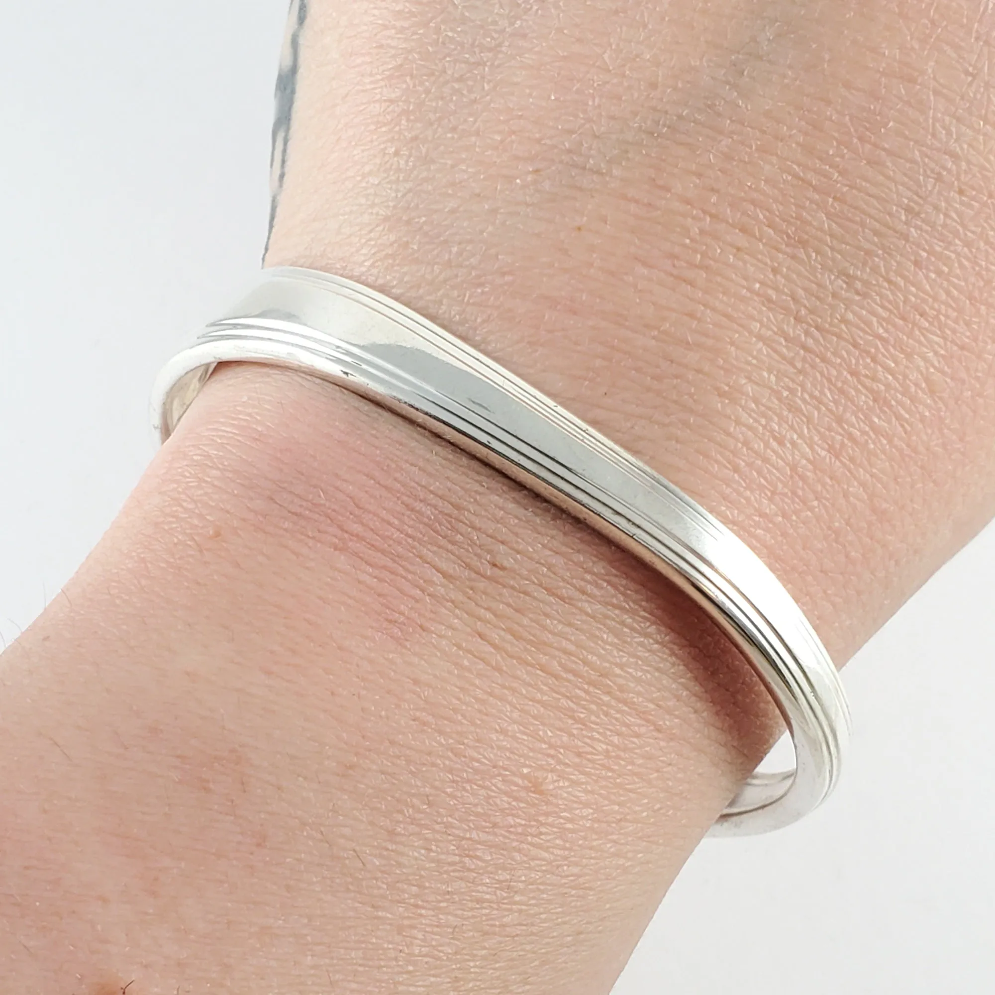 Oneida Chevron Spoon Cuff Bracelet