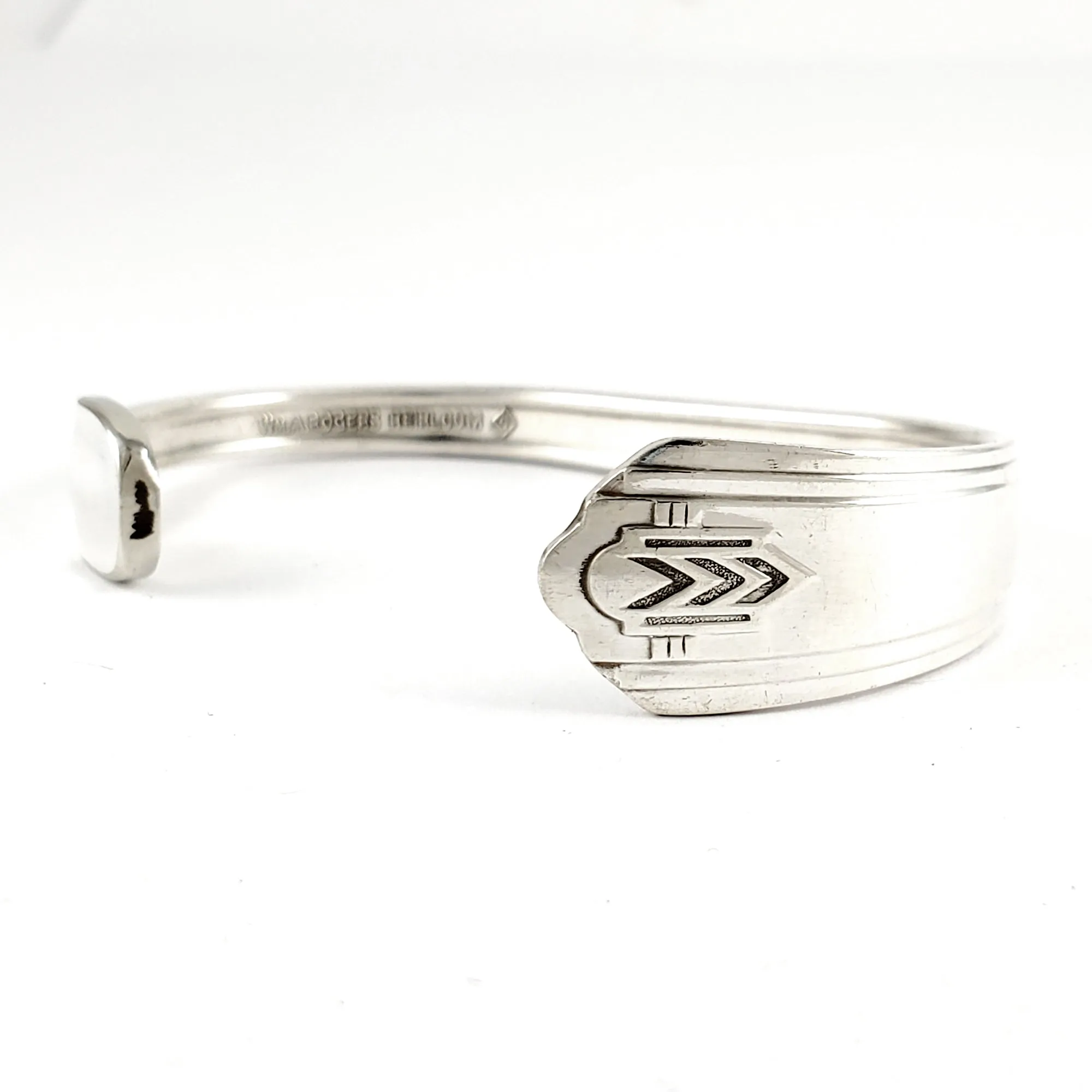 Oneida Chevron Spoon Cuff Bracelet