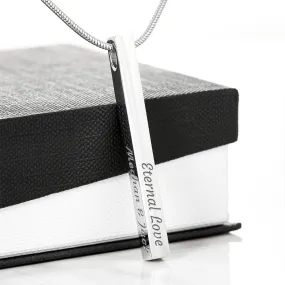 Personalized Bar Necklace-Best Gifts For Her-Name Bar Necklace