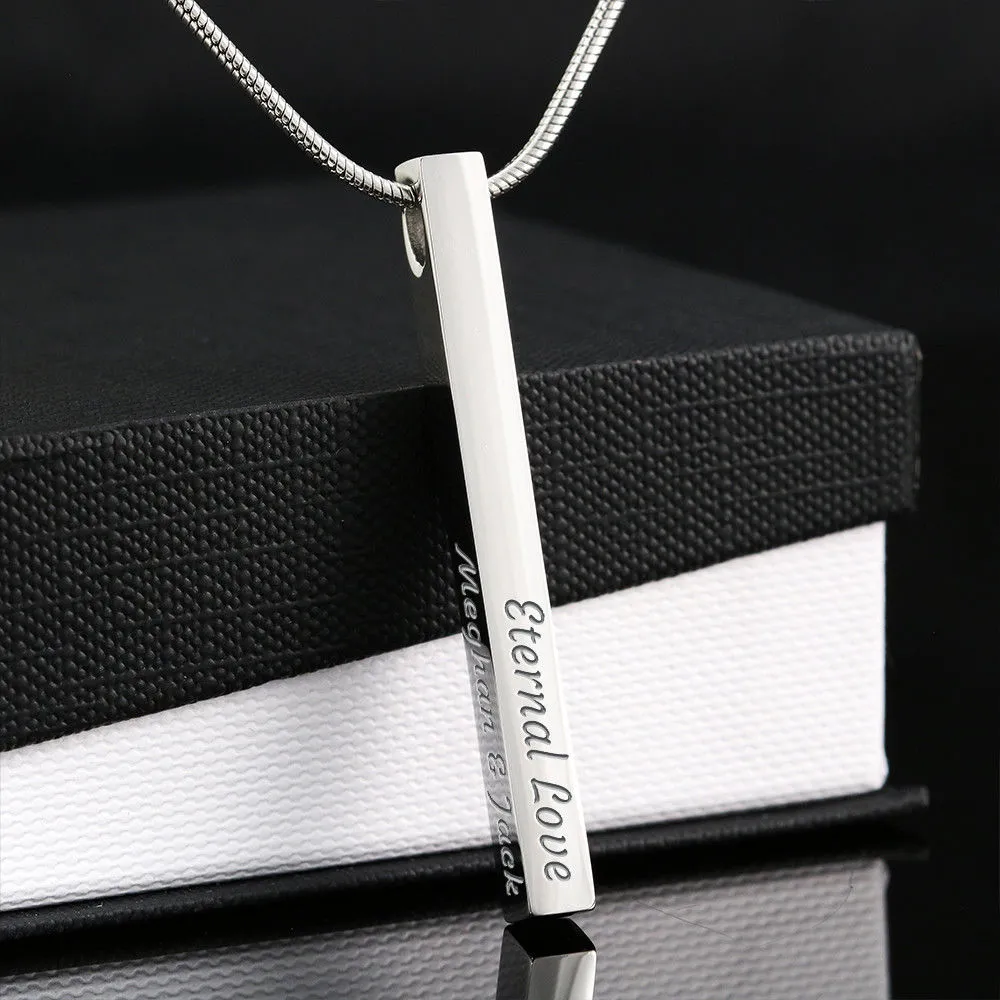 Personalized Bar Necklace-Best Gifts For Her-Name Bar Necklace