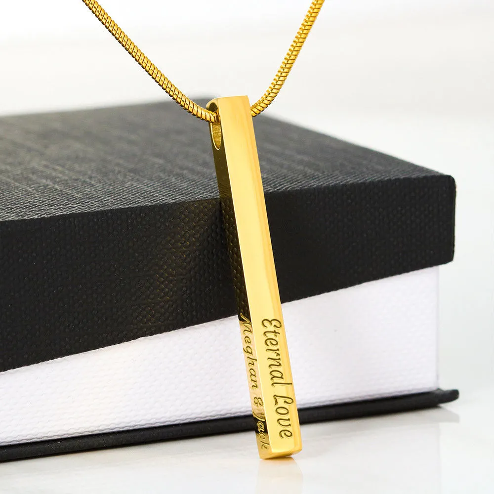 Personalized Bar Necklace-Best Gifts For Her-Name Bar Necklace