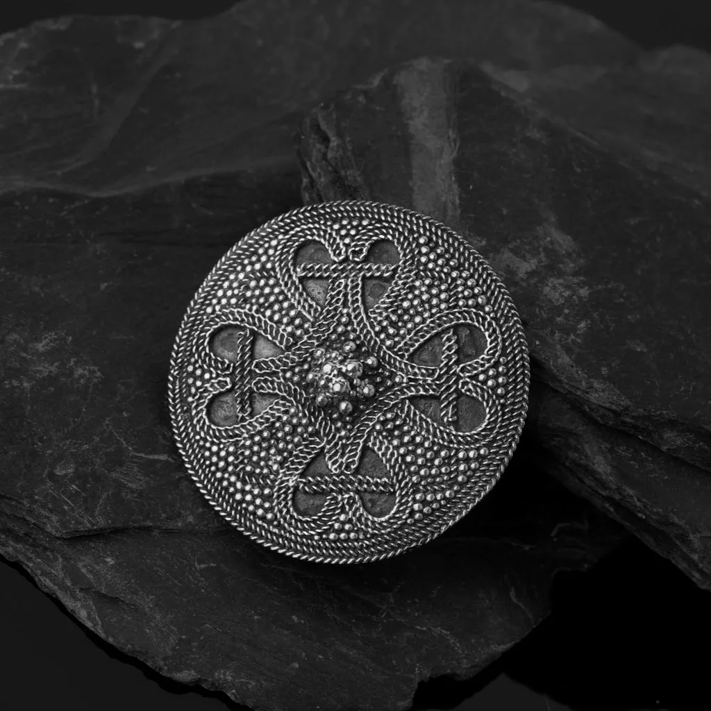 Premium Birka Brooch, Silver