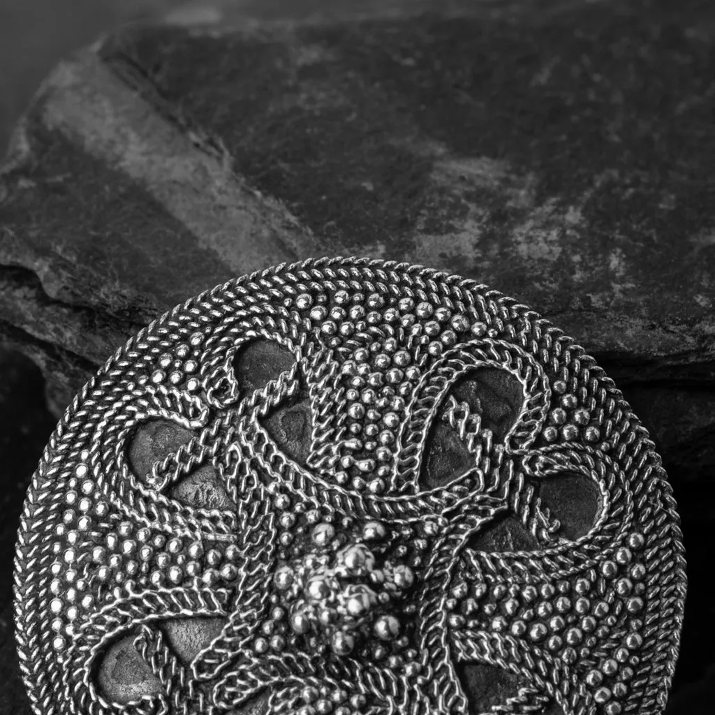 Premium Birka Brooch, Silver