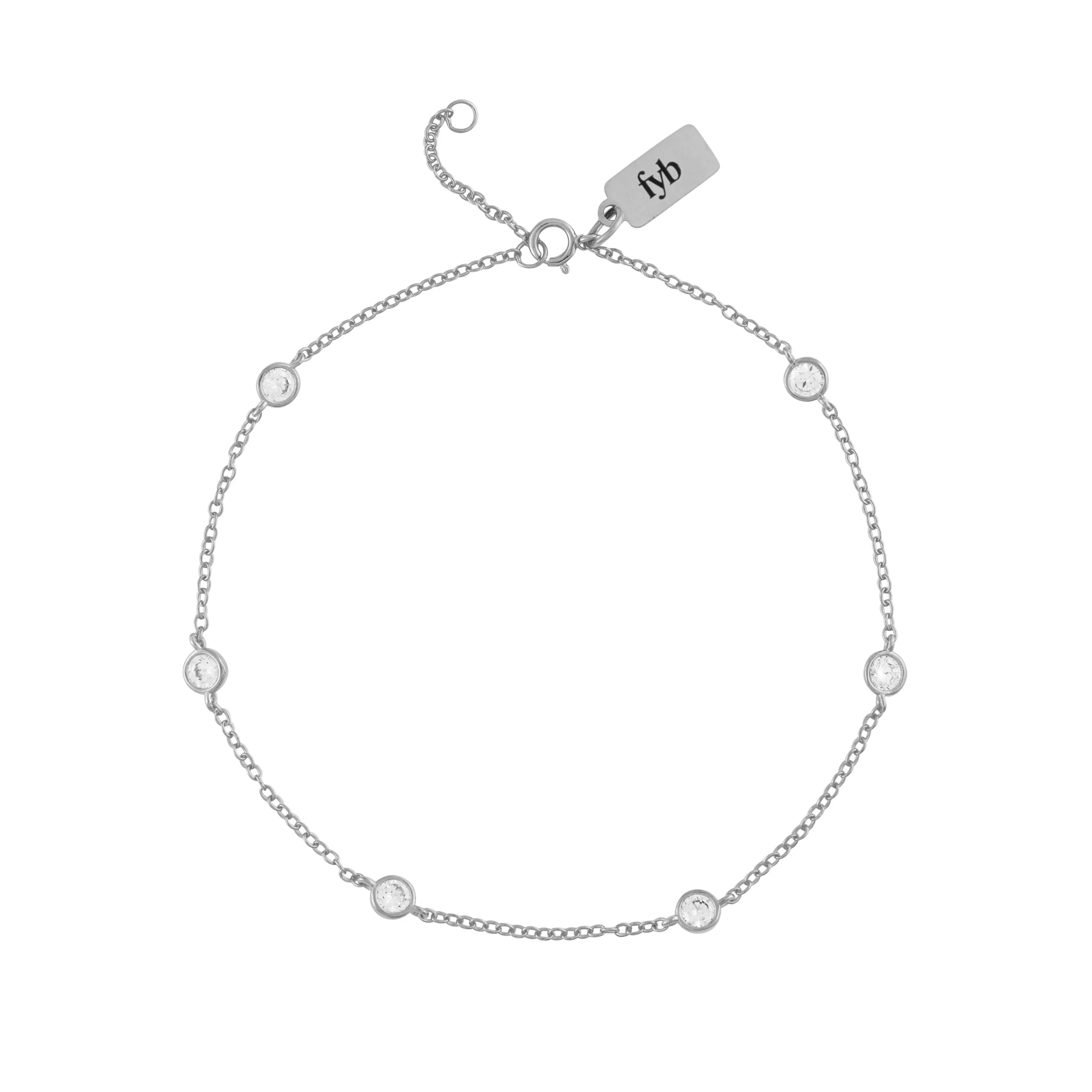 RIAN ANKLET SILVER