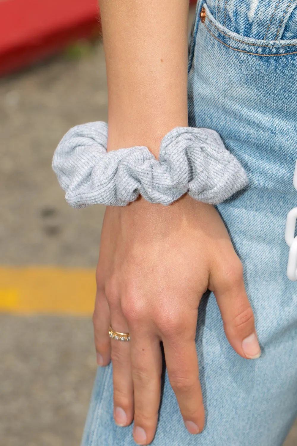 Ribbed Scrunchie