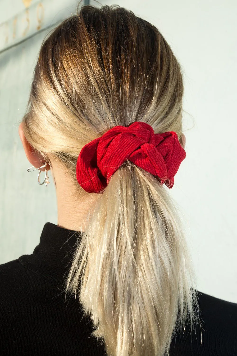 Ribbed Scrunchie