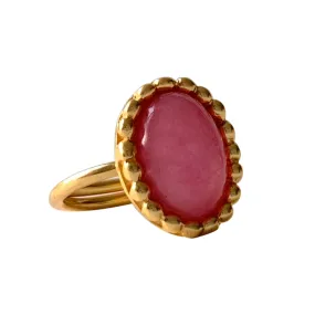 RING BELLE STONE PINK TOURMALIN