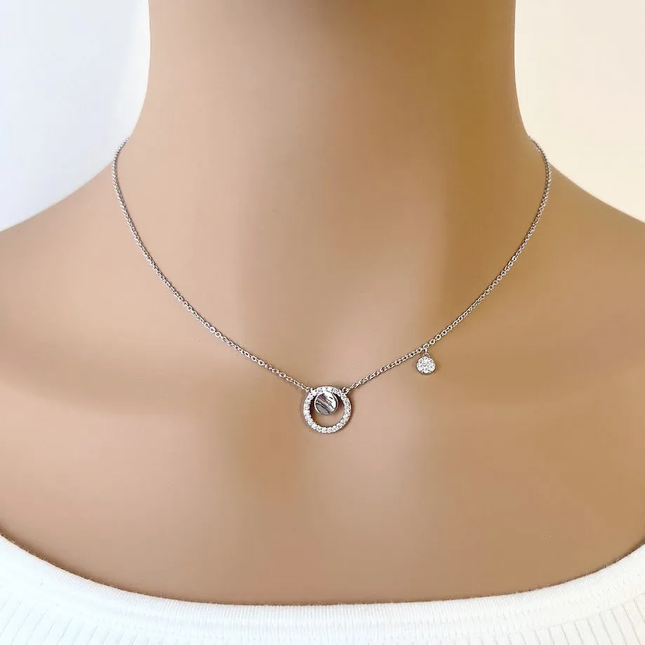 Round Cubic Zirconia Necklace