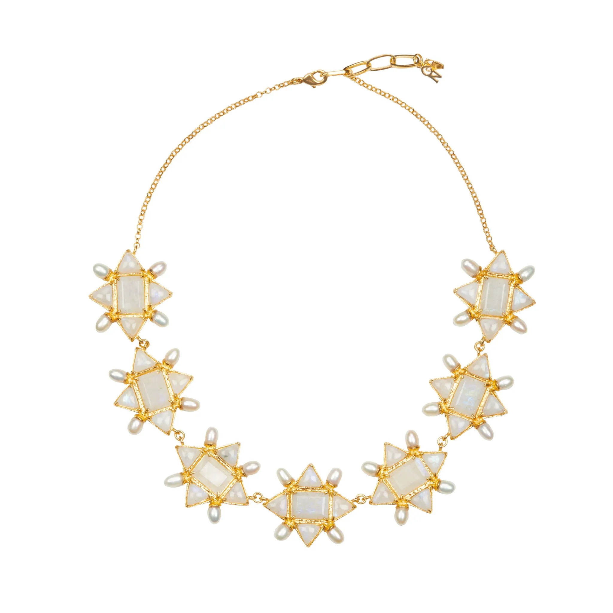 Sabine Necklace White