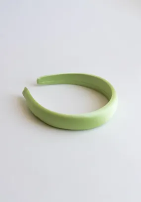 Satin Headband in Mint