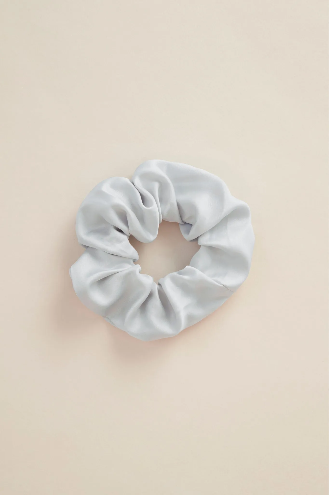 Satin Scrunchie - Eggshell Blue