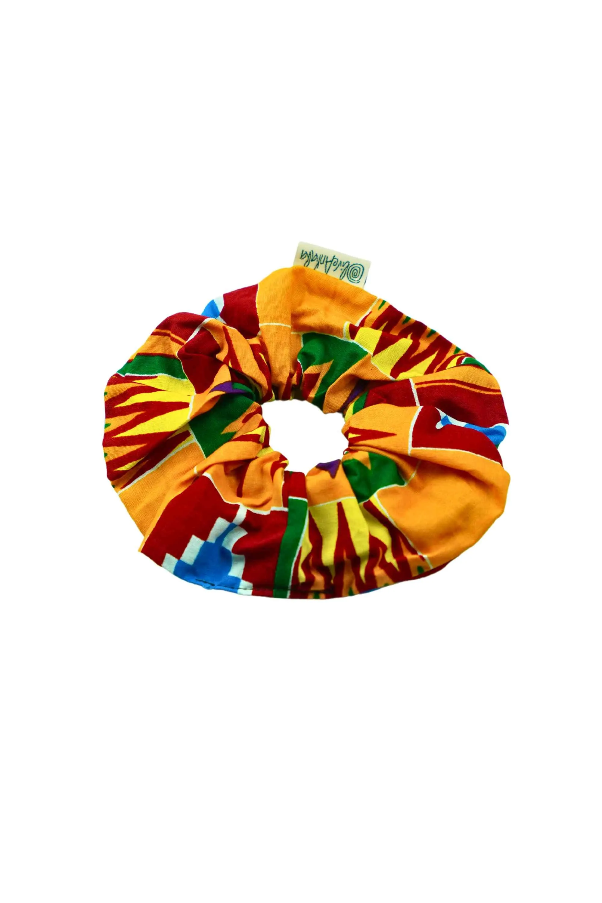 Scrunchie African Ankara Wax Cotton Print - 221