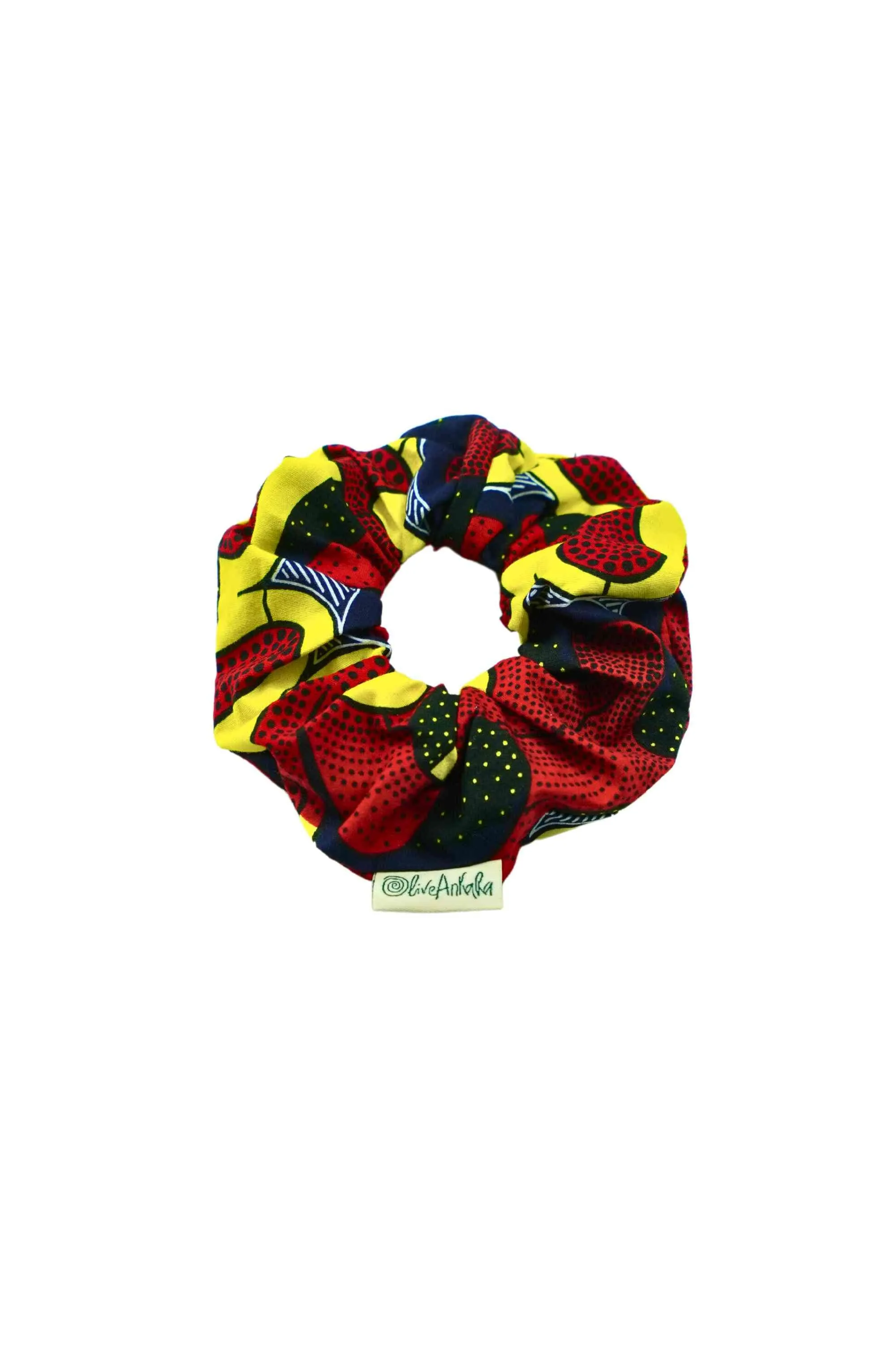 Scrunchie African Ankara Wax Cotton Print - 228