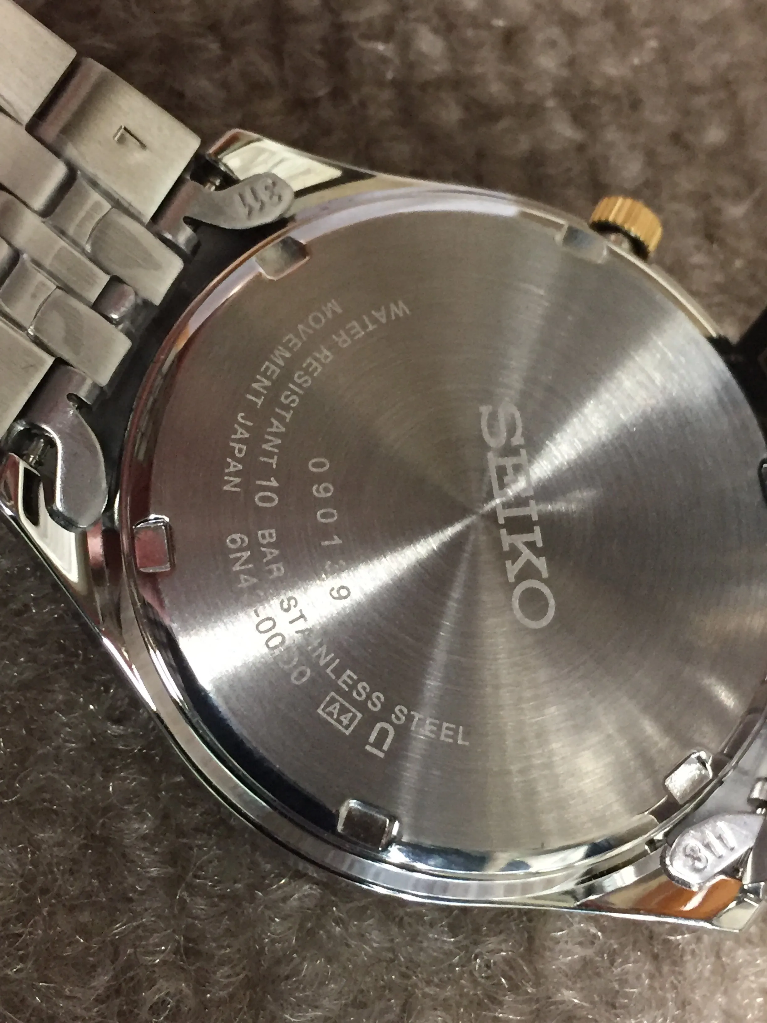 Seiko Gold And Silver Color Men's Watch