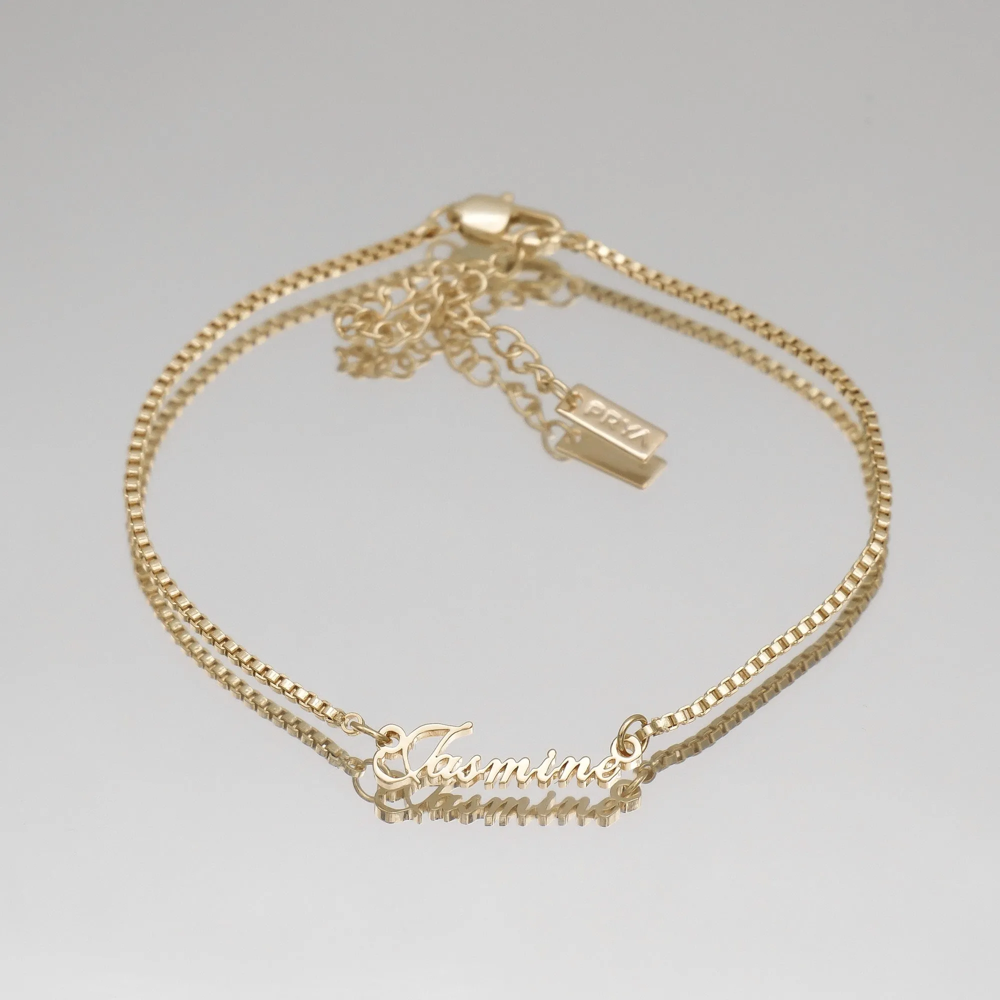 Siena Name Anklet