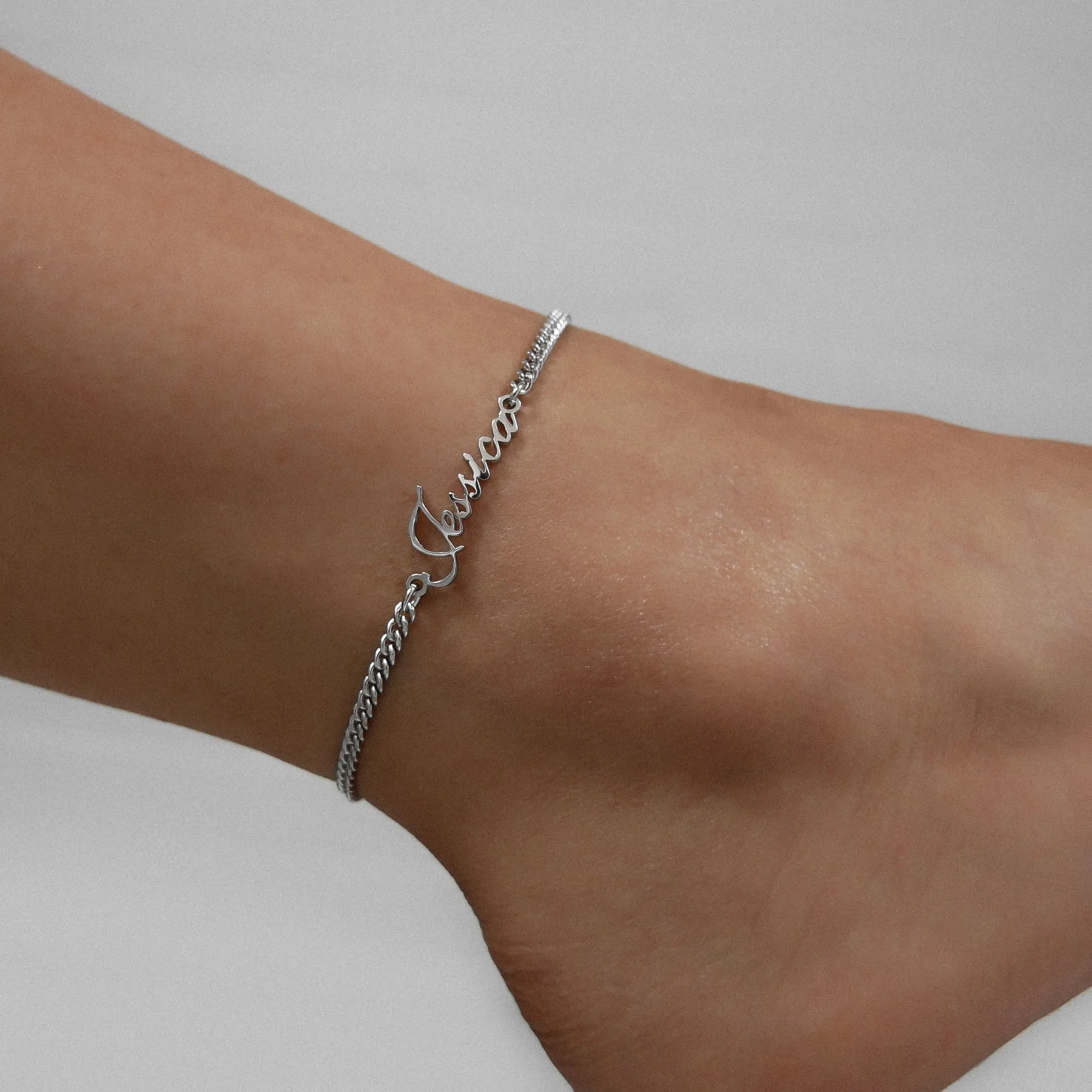 Siena Name Anklet