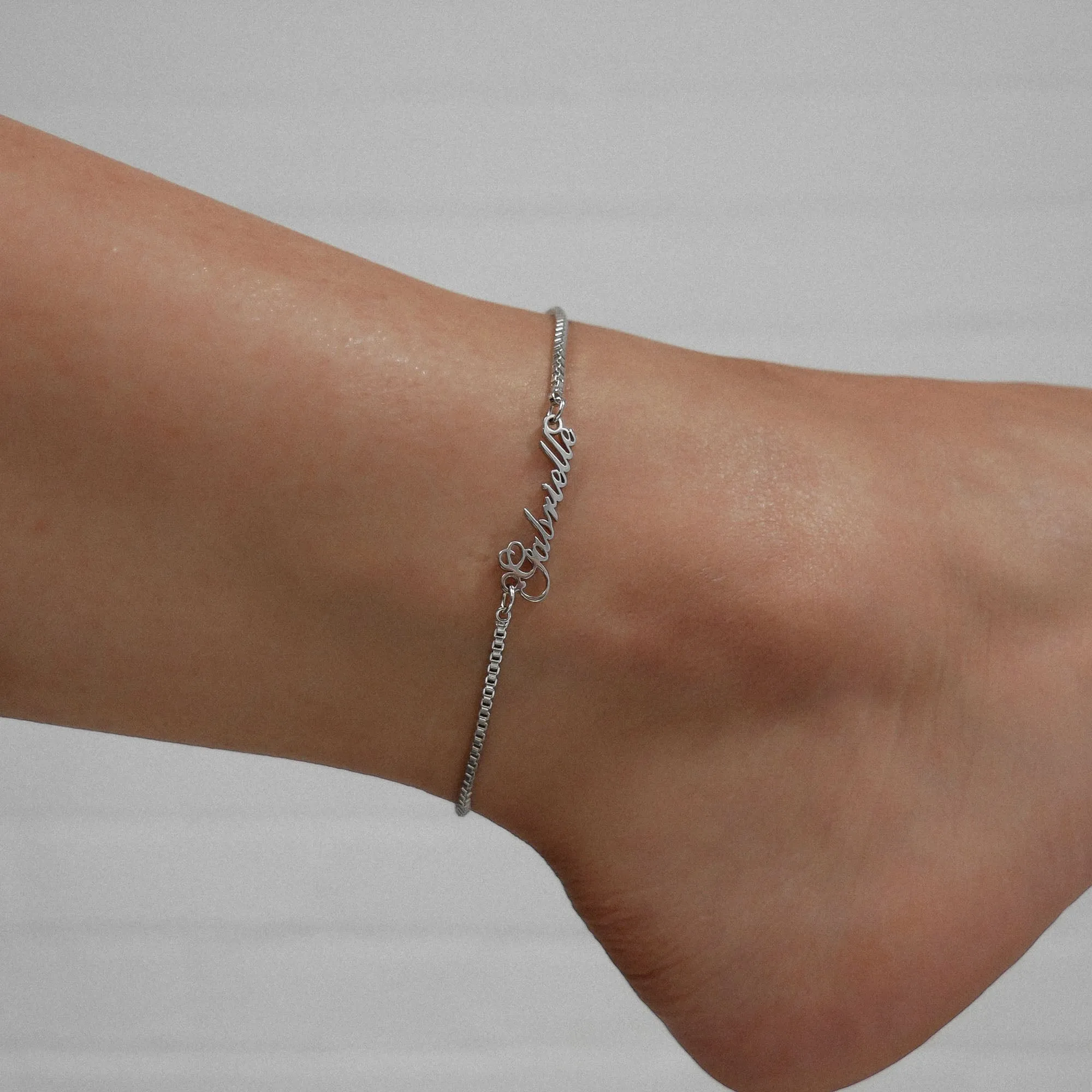 Siena Name Anklet