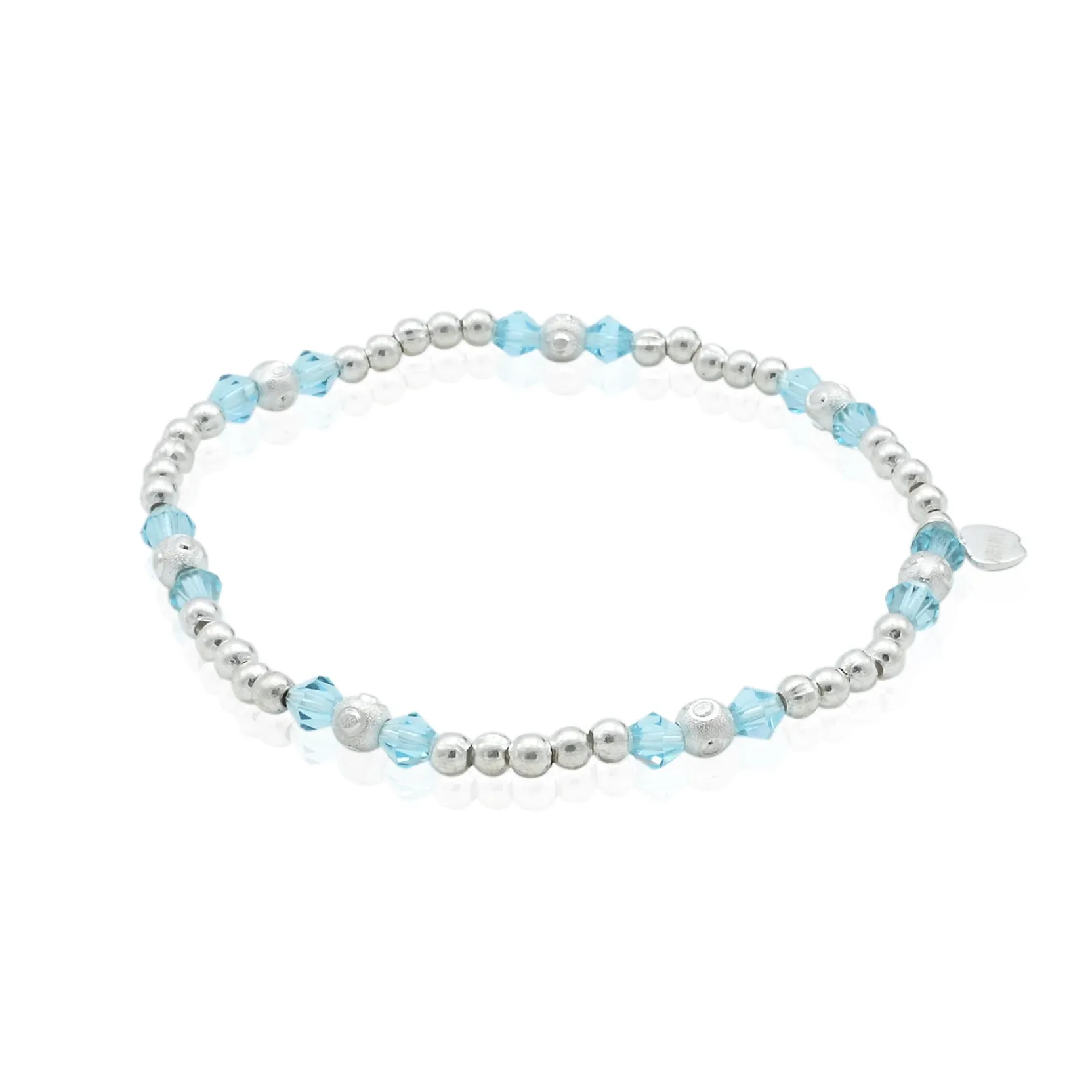 Silver Beads Anklet