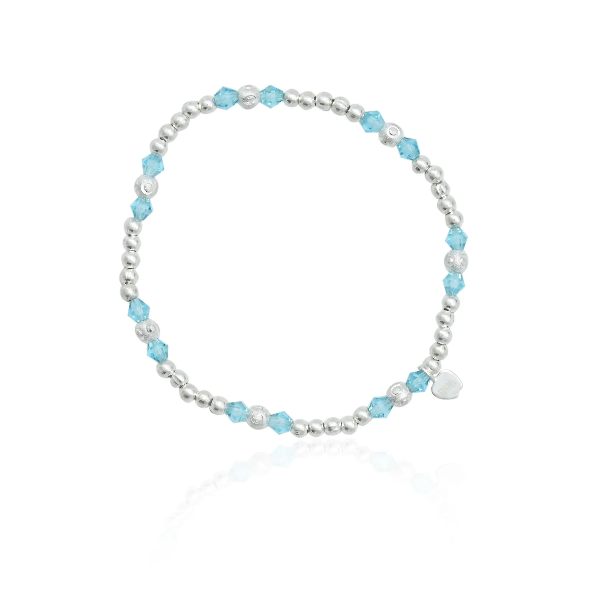 Silver Beads Anklet