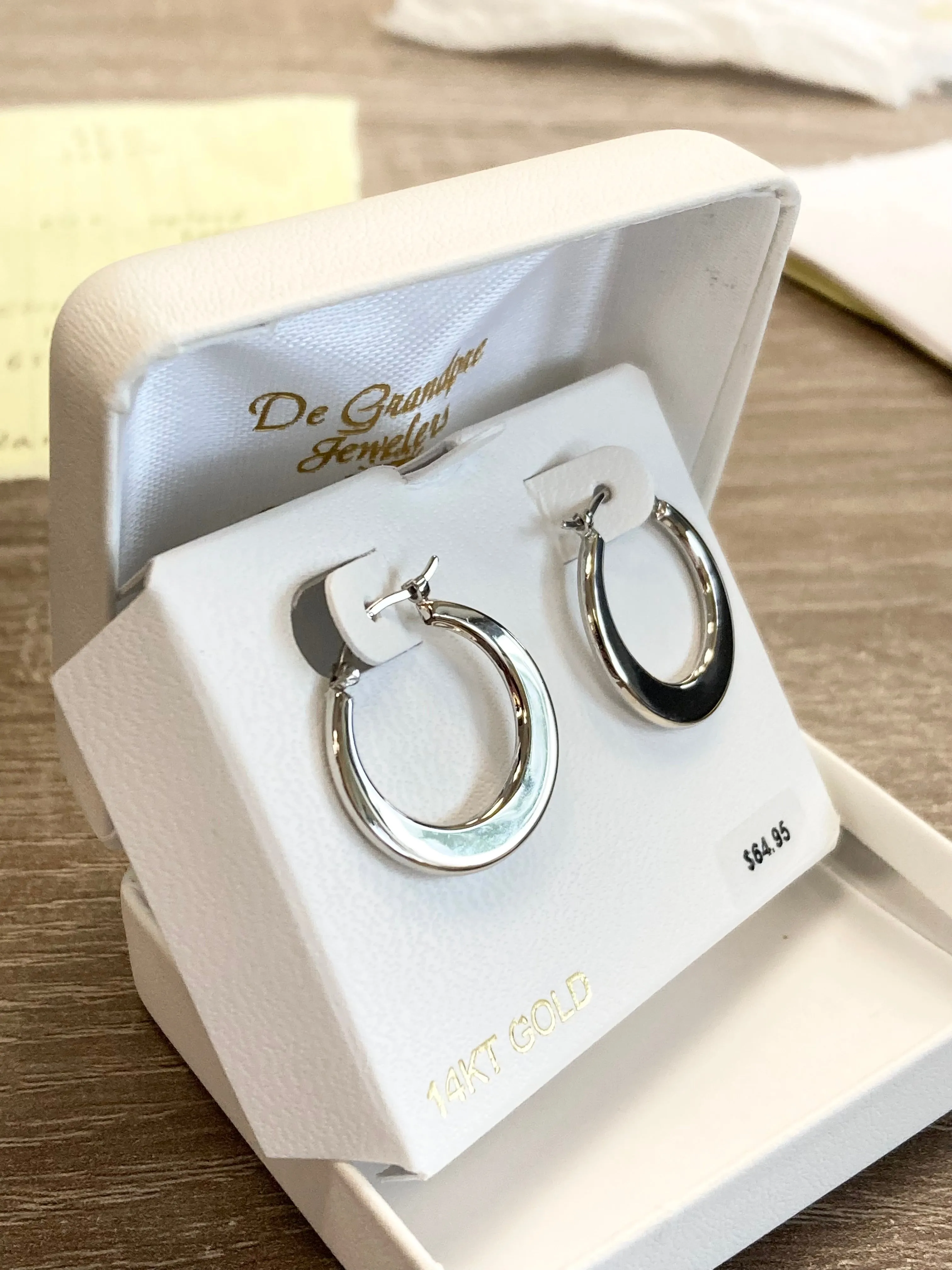 Silver Hoop Earrings