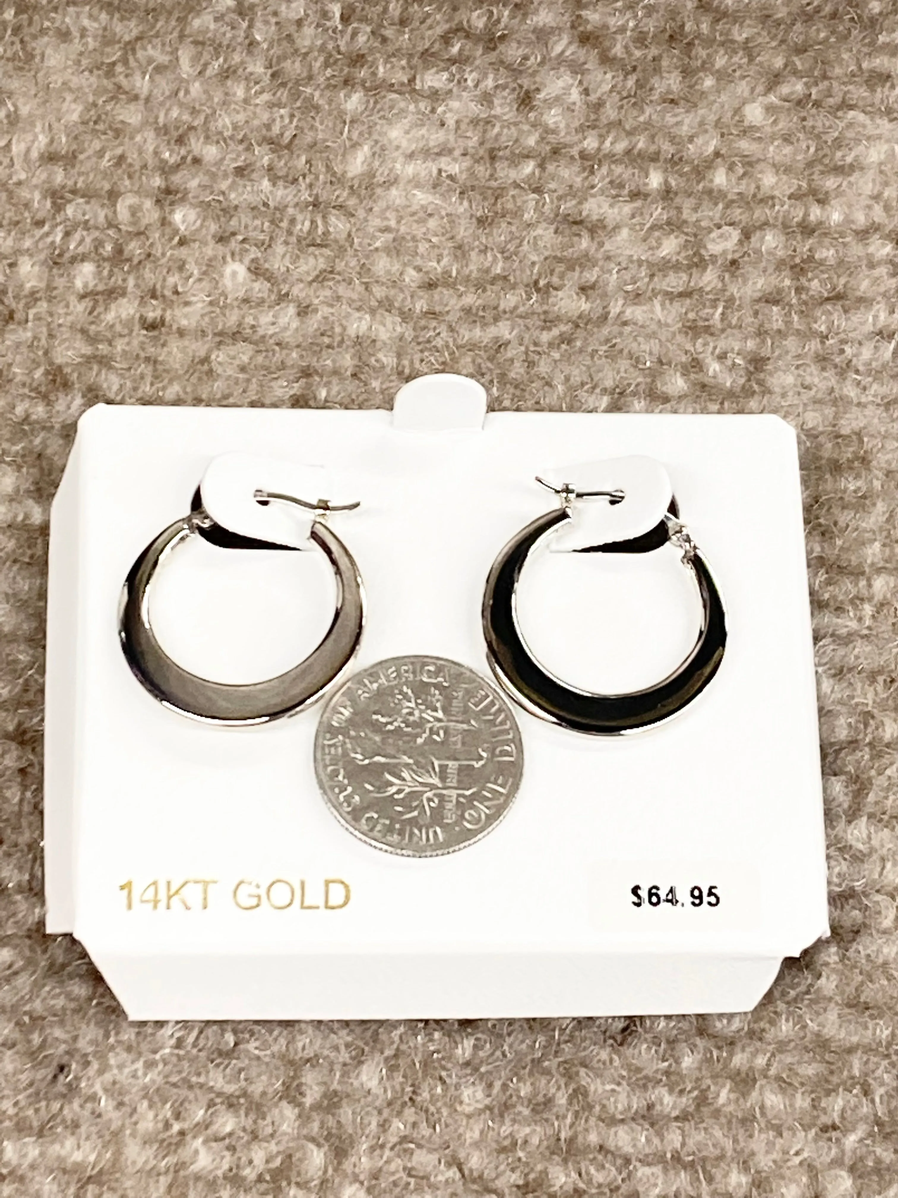 Silver Hoop Earrings