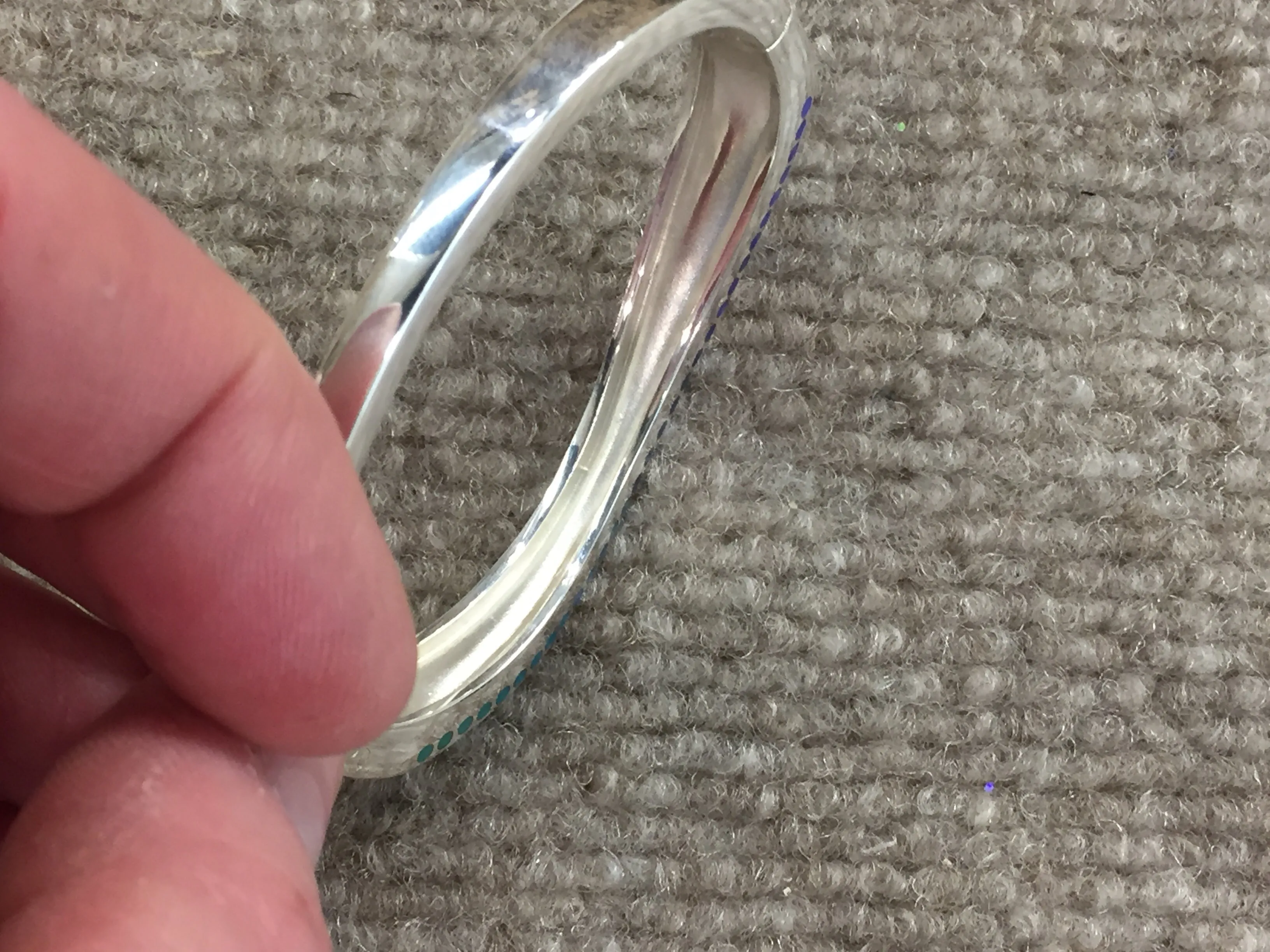 Silver Wave Bracelet By John Kennedy