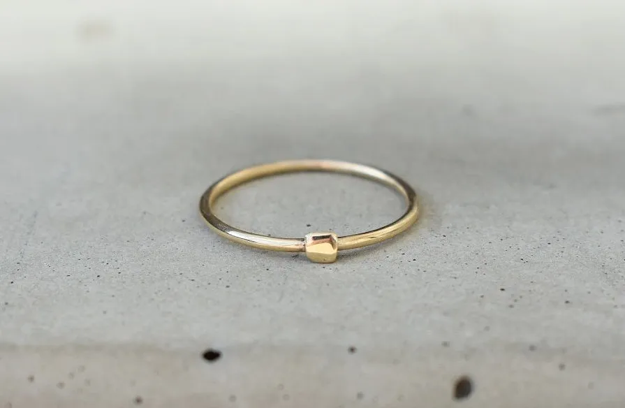 Solid gold Little Nonsense ring