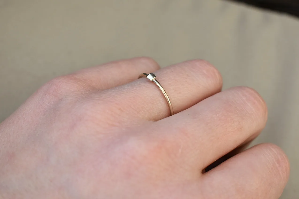 Solid gold Little Nonsense ring