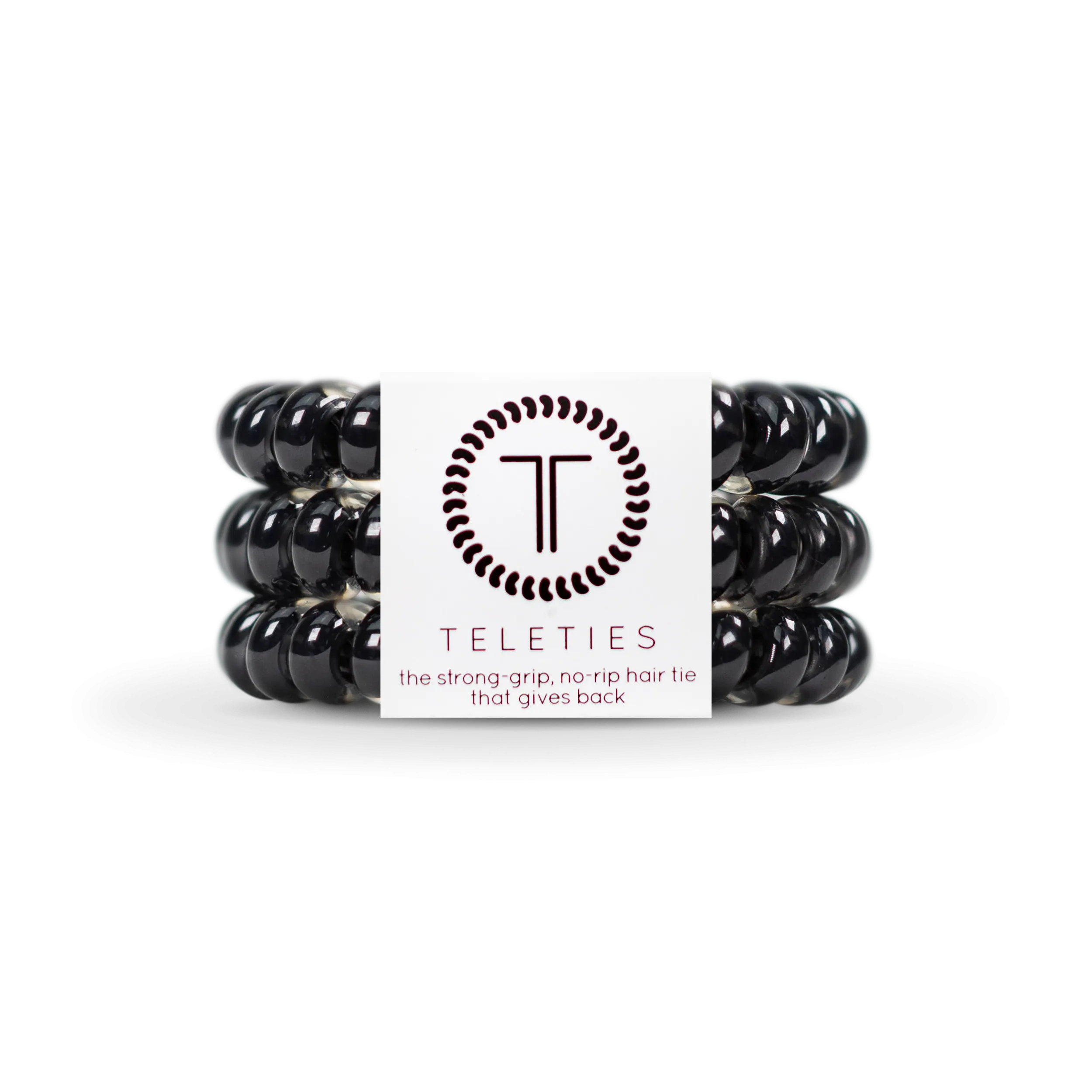 Spiral Hair Coils | Large | Jet Blac Hair Ties