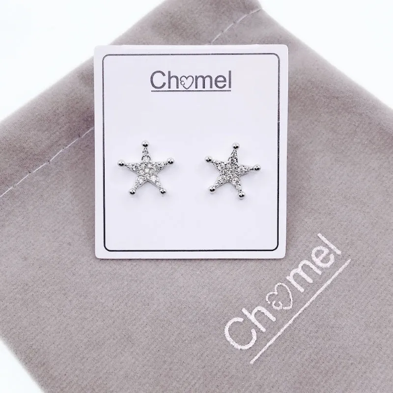 Star Cubic Zirconia Earrings