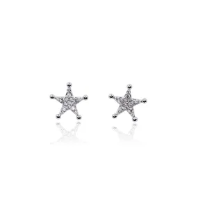 Star Cubic Zirconia Earrings