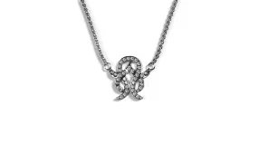 Sterling silver necklace “Tulip”