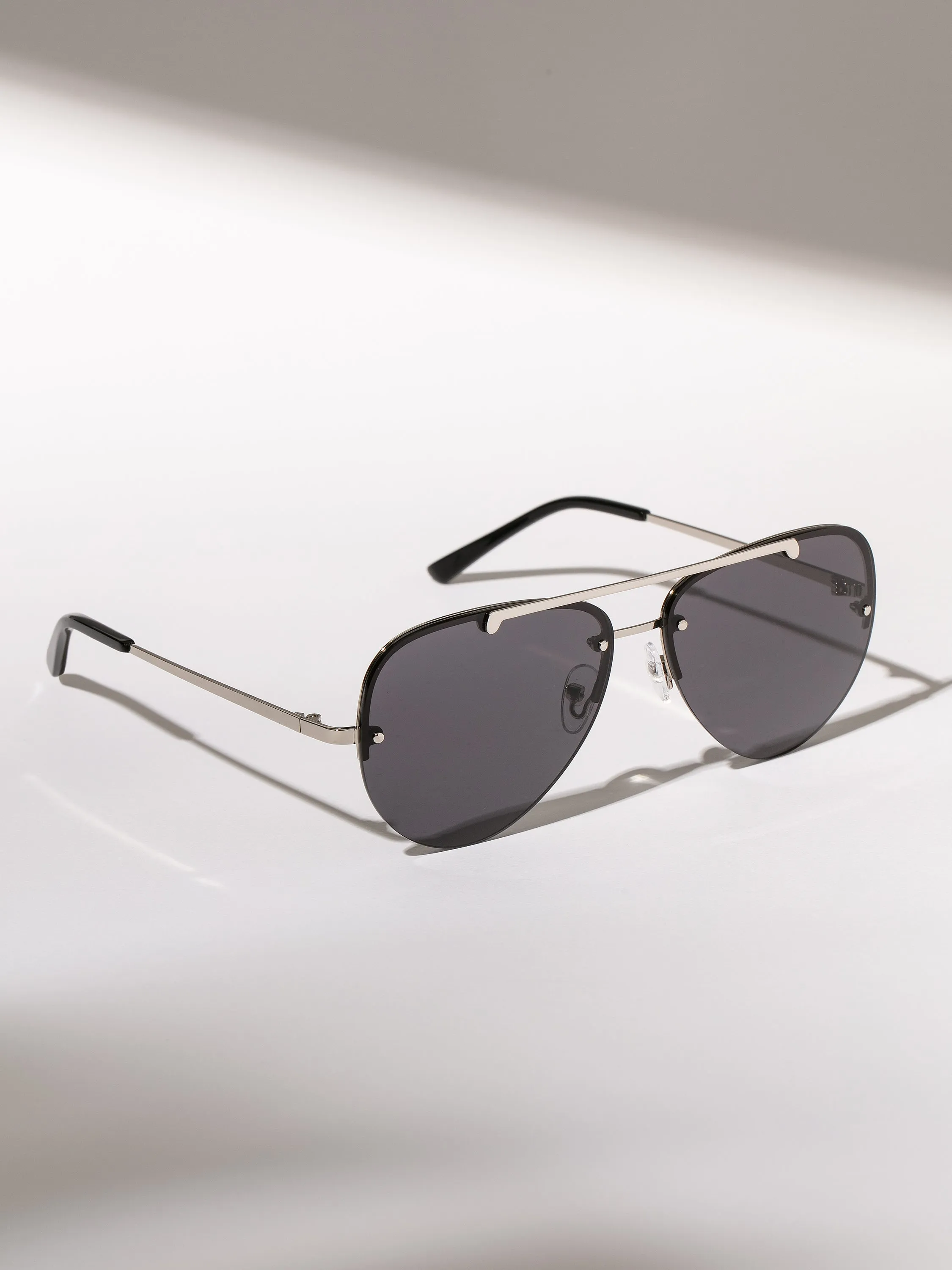 Straight Shooter Aviator Sunglasses