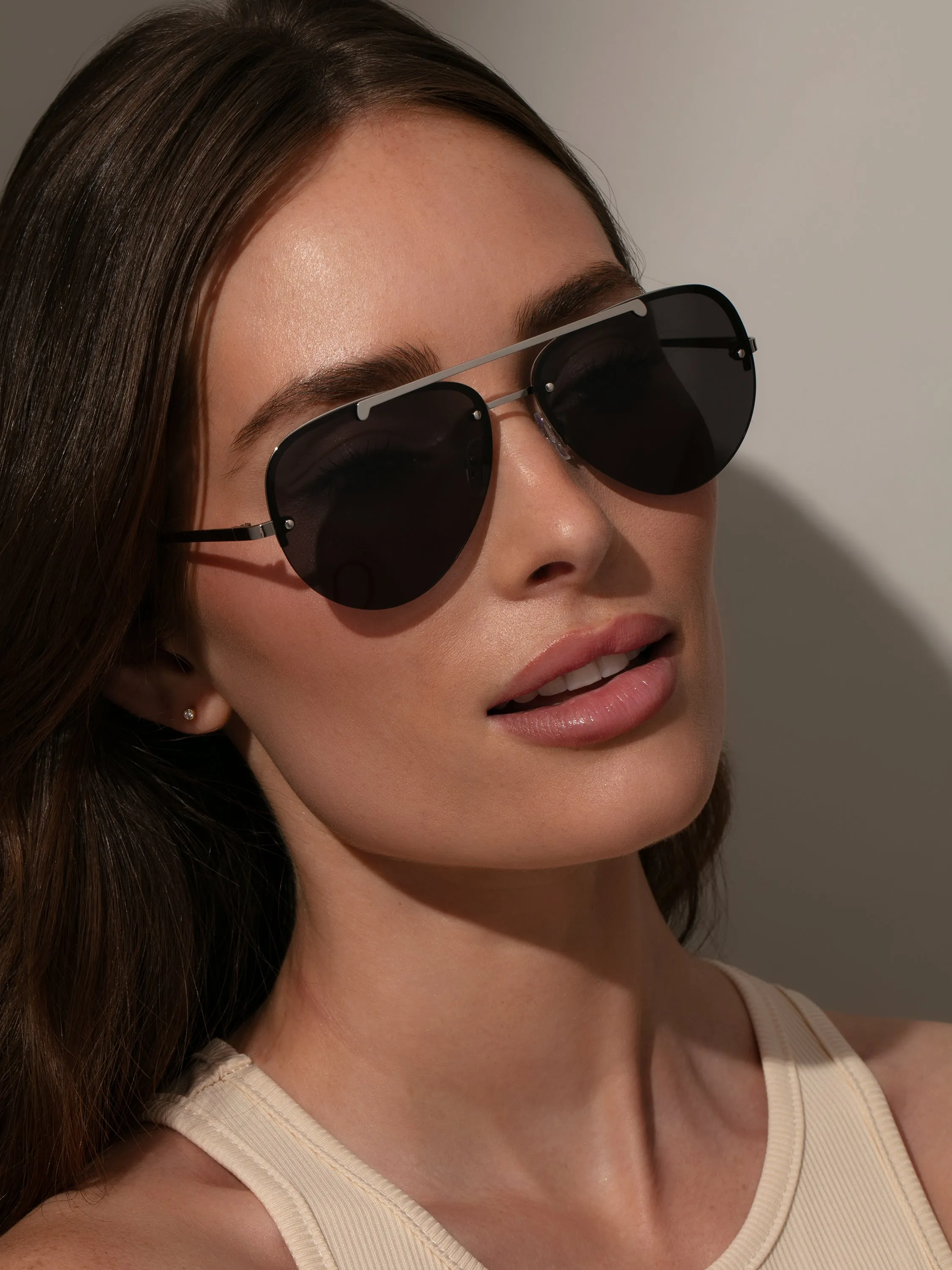 Straight Shooter Aviator Sunglasses