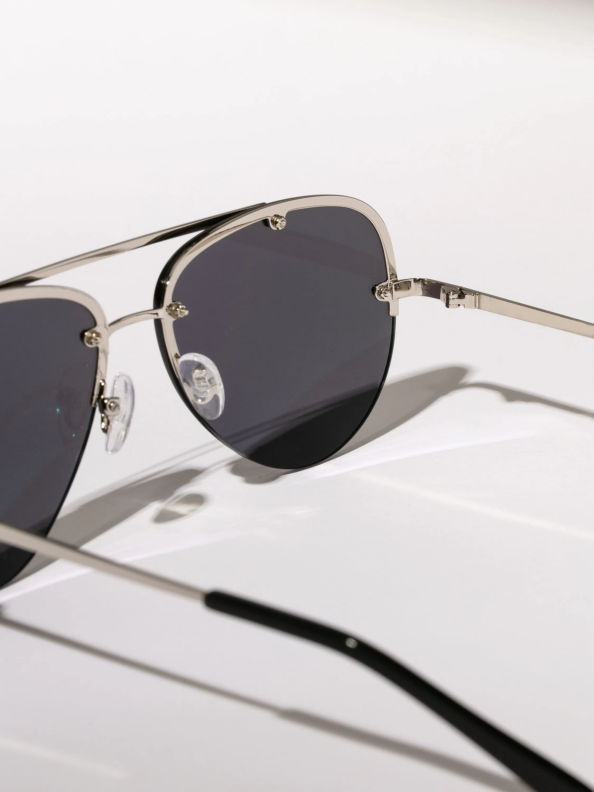 Straight Shooter Aviator Sunglasses