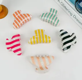 Striped Hair Clip