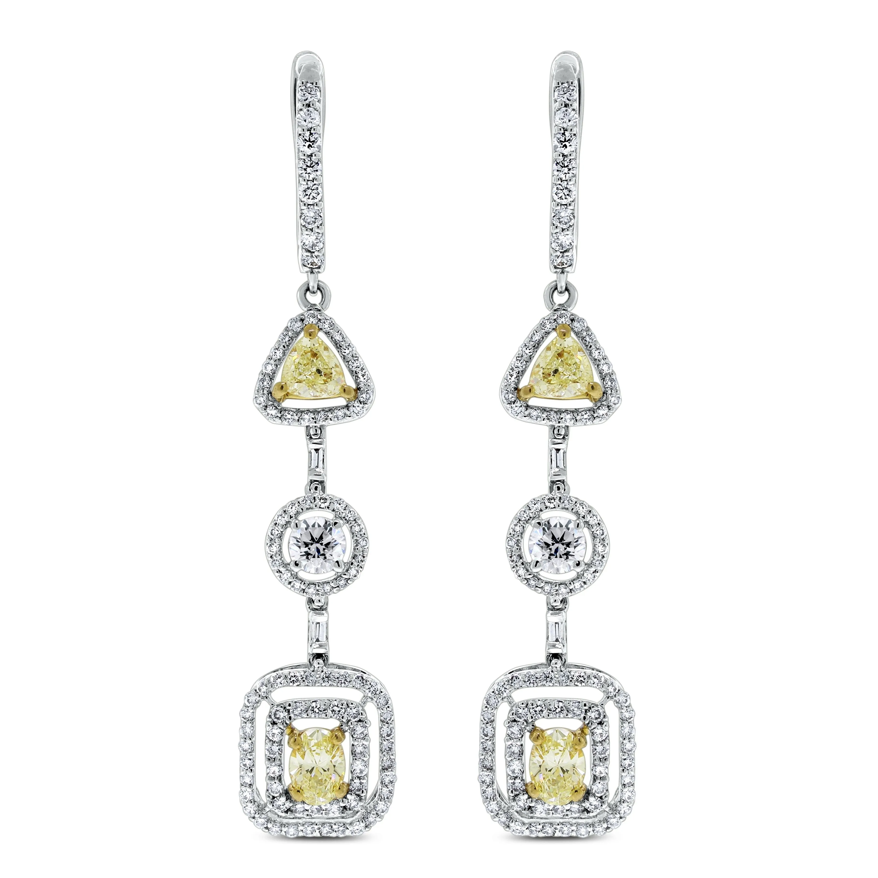 Summer Yellow & White Diamond Suite (21.16 ct Diamonds) in Gold