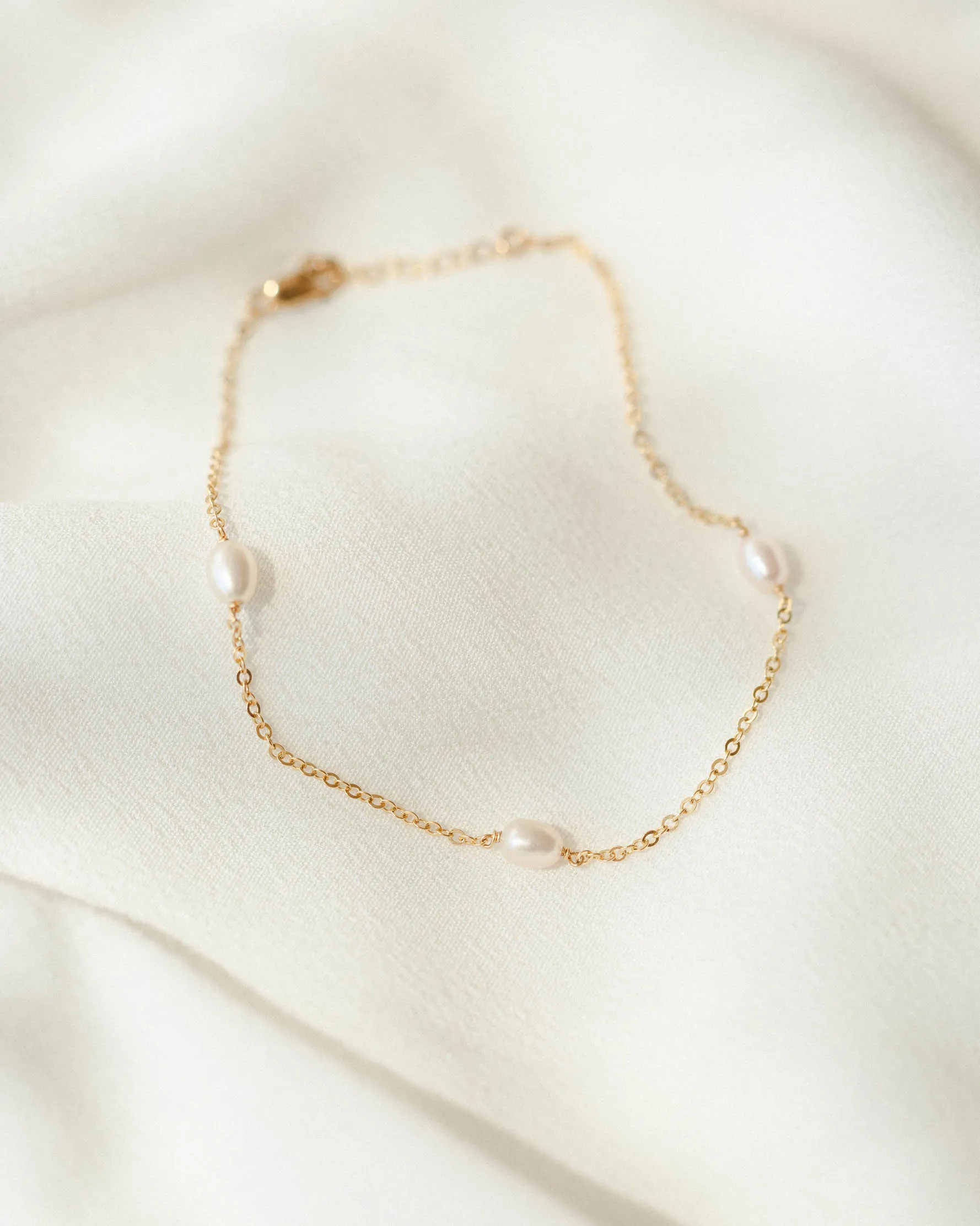 Trinity Pearl Anklet