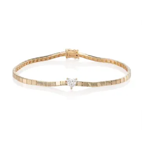 Vega Heart Diamond Bracelet